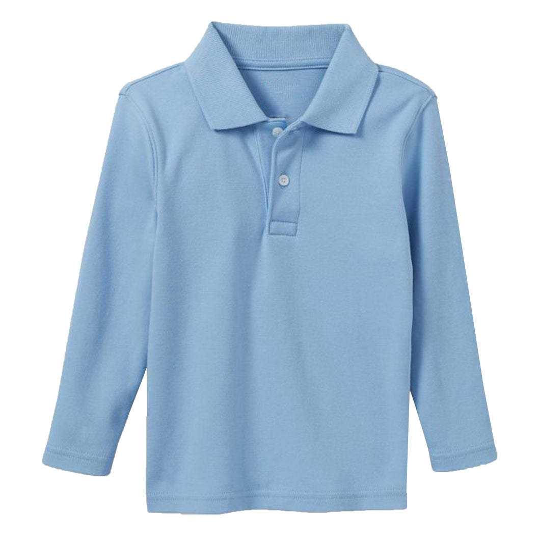 Unisex Kids Long Sleeve Polo