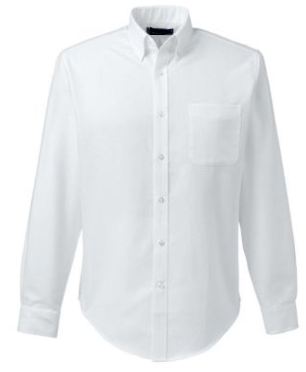 Adult Long Sleeve Oxford Shirt